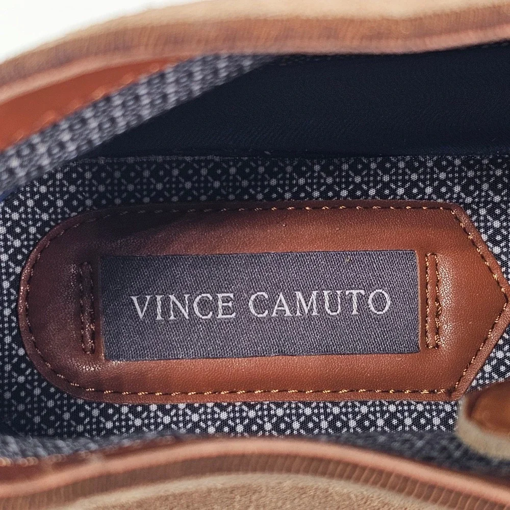 Vince Camuto Stuwert Mens Brown Suede Chukka Boots VM-STUWERT Size 9M